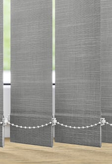 Amalfi, Stormcloud Grey - Vertical Blind Slats